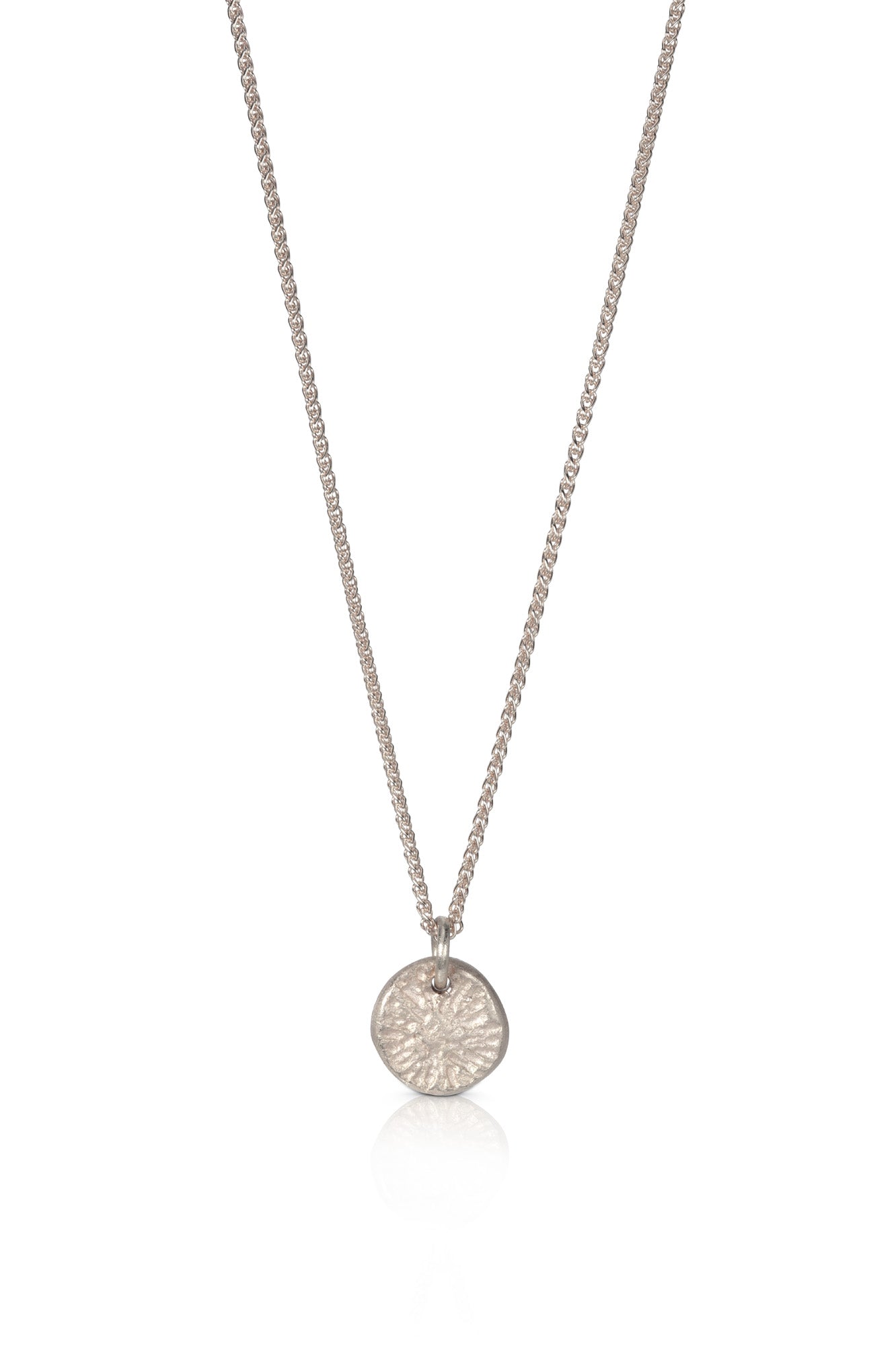 Silver Coral Necklace