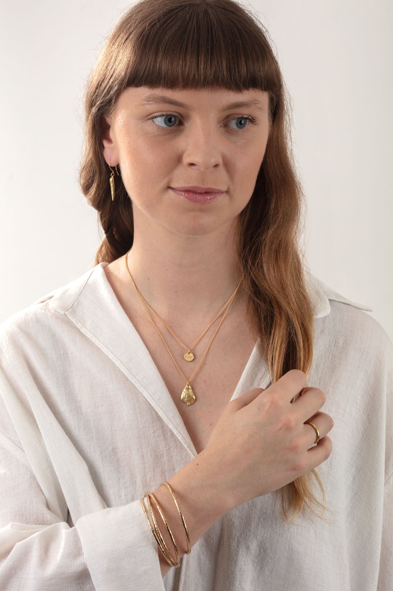 18ct Gold Coral Necklace