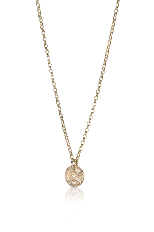 9ct Gold Small Pebble Necklace