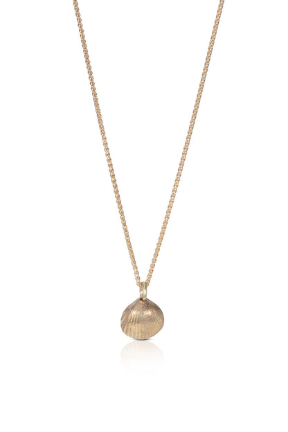 9ct Gold Tiny Cockle Shell Necklace