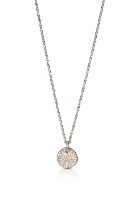 Silver Coral Necklace