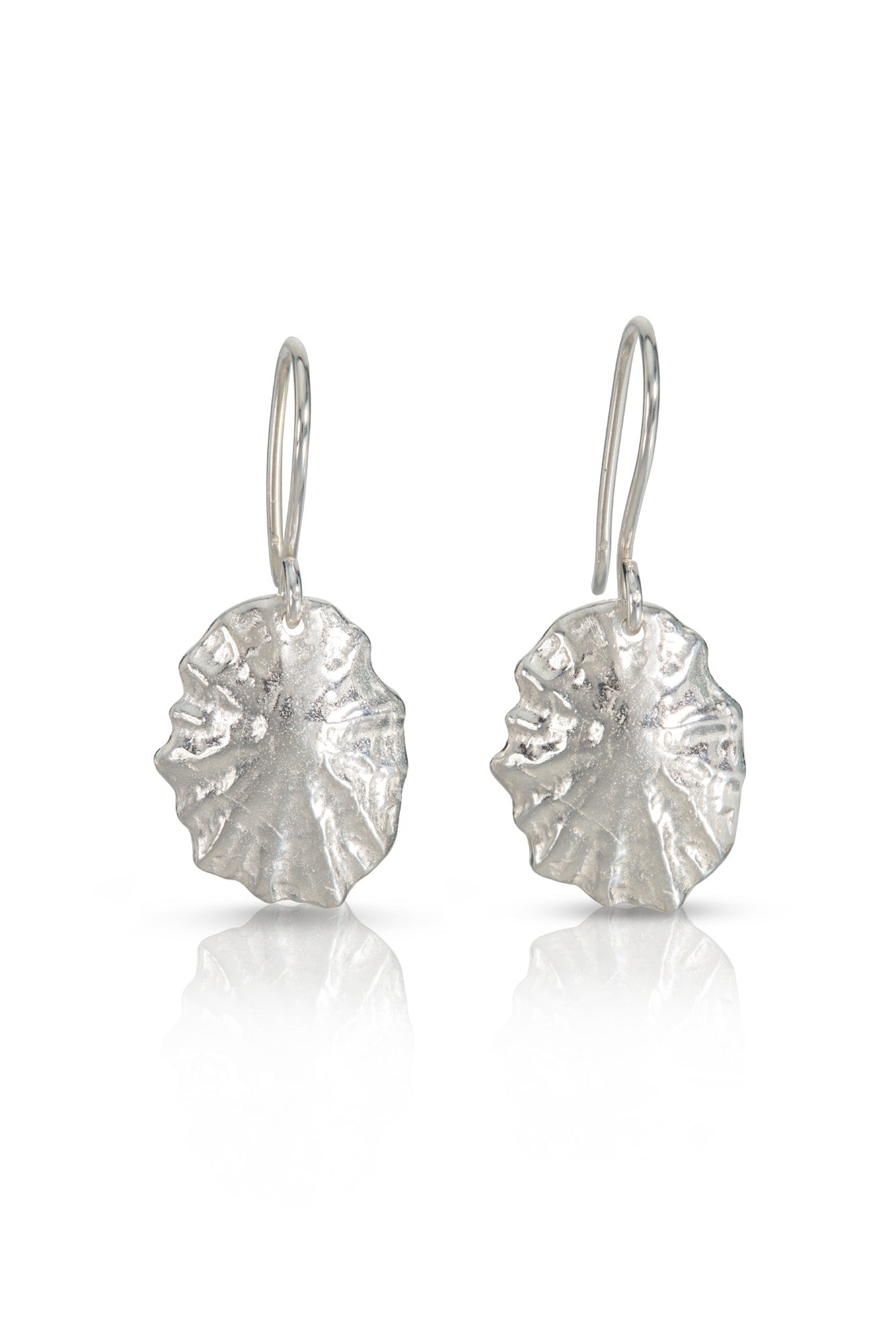 Silver Limpet Earrings