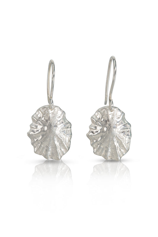 Silver Limpet Earrings