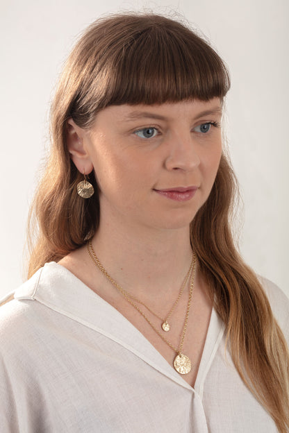 9ct Gold Small Pebble Necklace